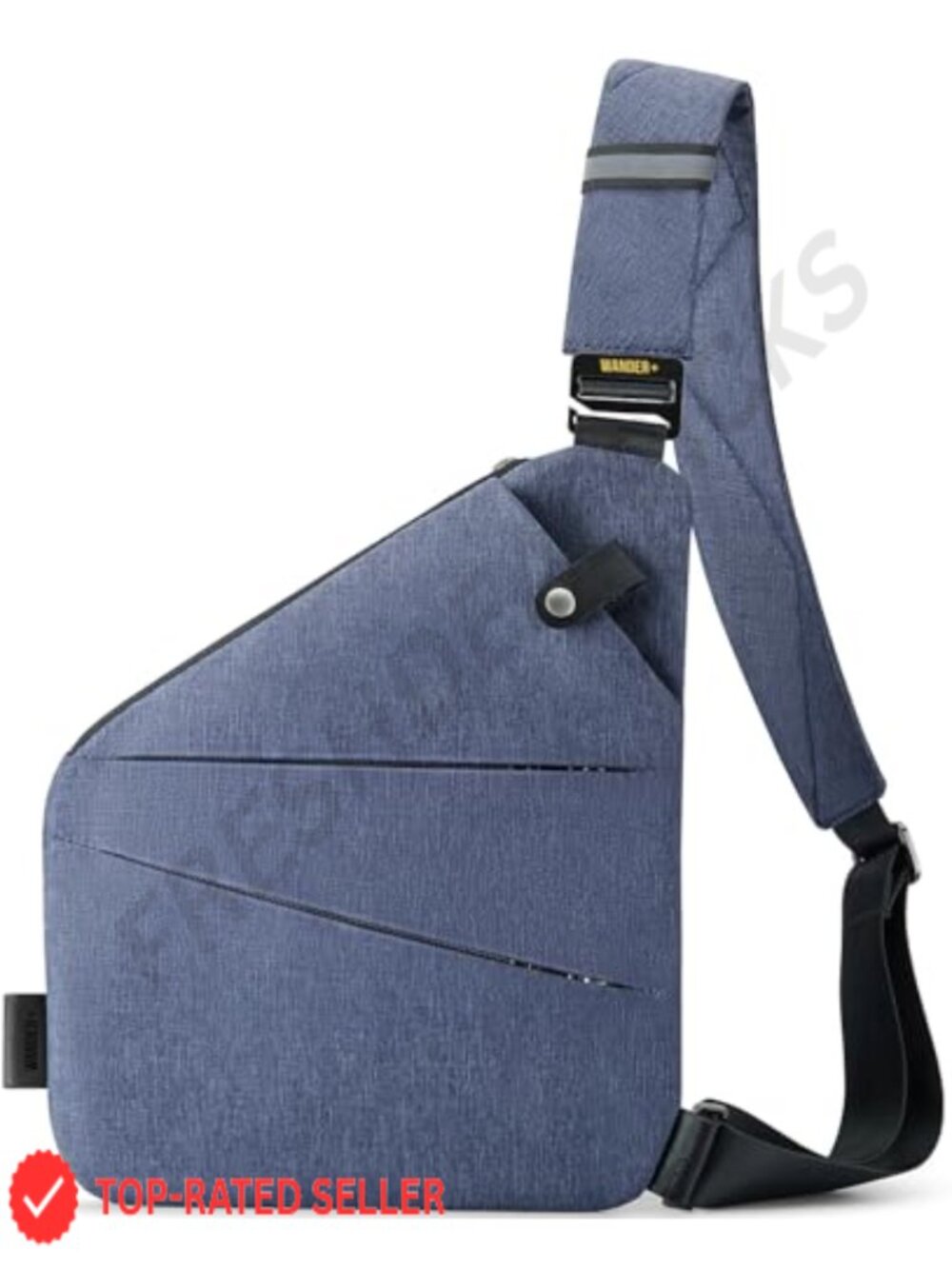 Anti-Theft Crossbody Travel Bag Multi-Pocket Nylon Sling Purse